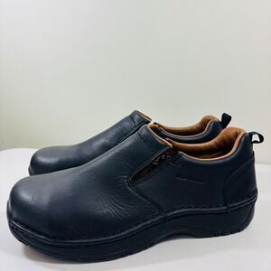 Red Wing Work Shoes Safety Toe Black Leather Mens 3500 Slip On Loafer Size 8.5